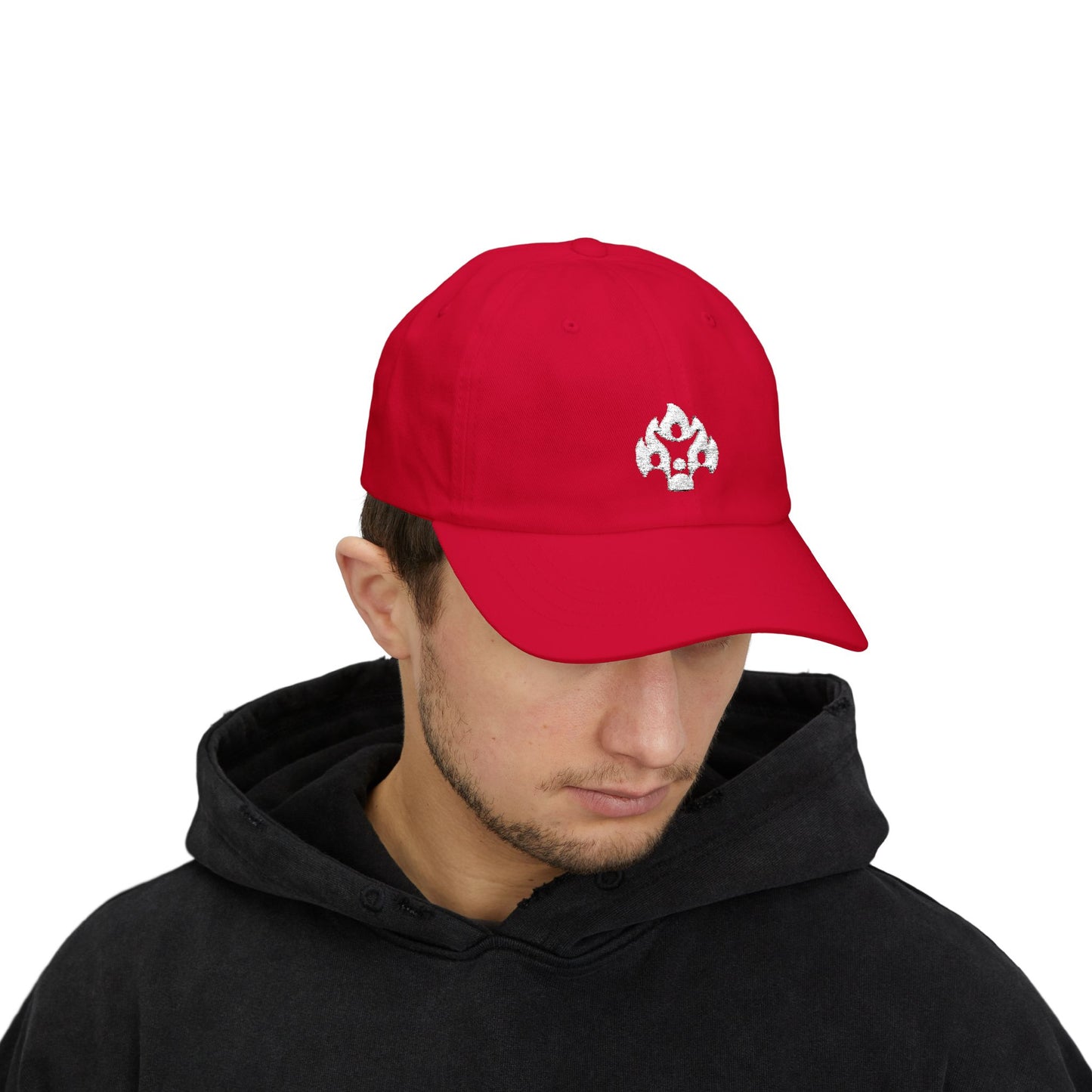 Embroidered Logo Dad Cap: Fourth Man Clothing