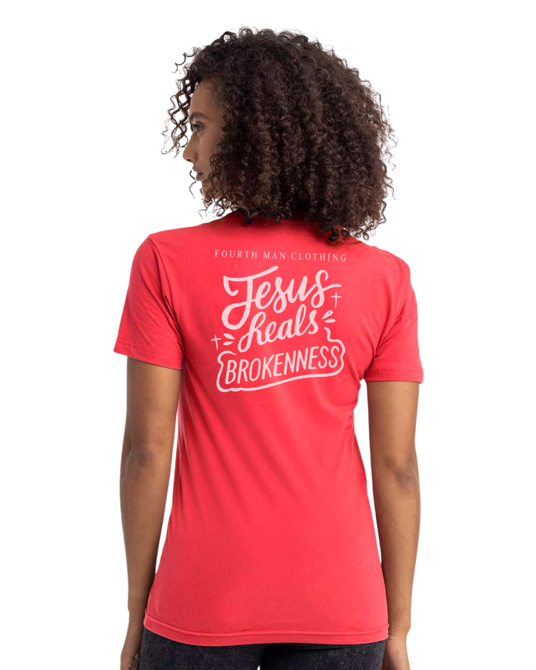 Jesus Heals Brokenness - Branded T-Shirt: Fourth Man Clothing