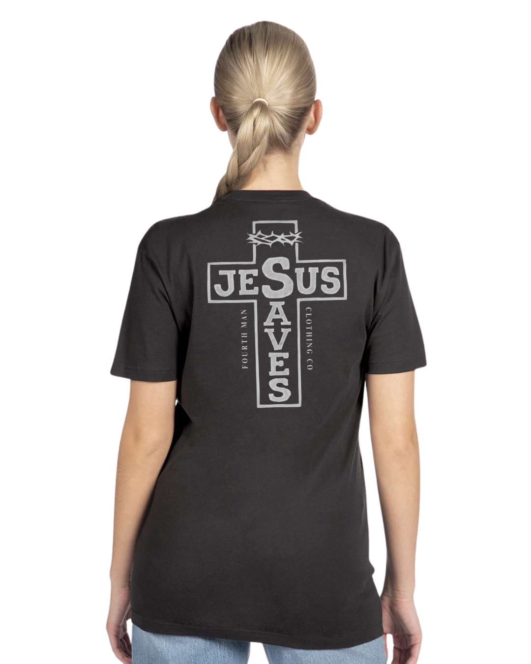 Jesus Saves - Branded T-Shirt: Fourth Man Clothing