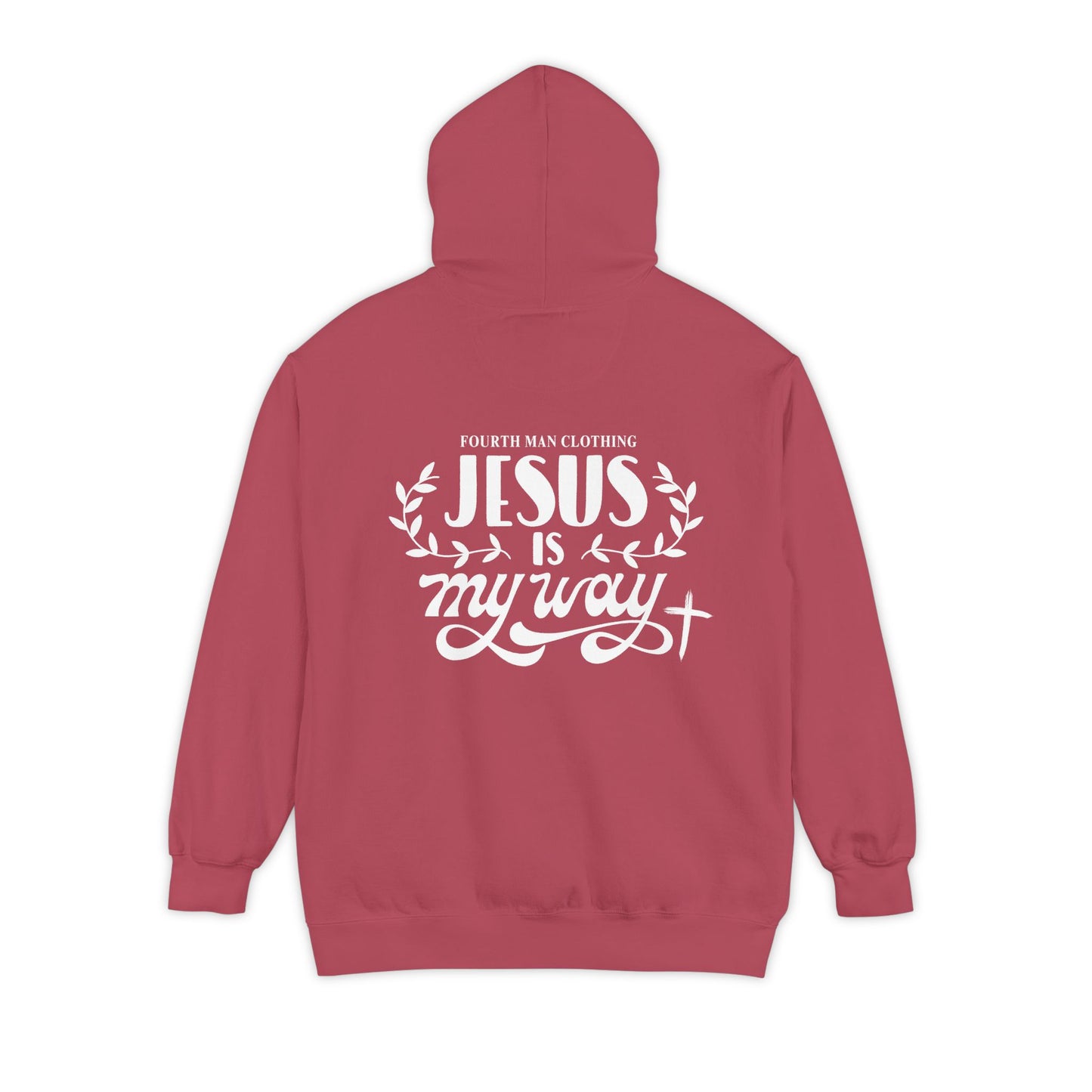 Jesus Is My Way - Branded Hooded Sweatshirt: Fourth Man Clothing