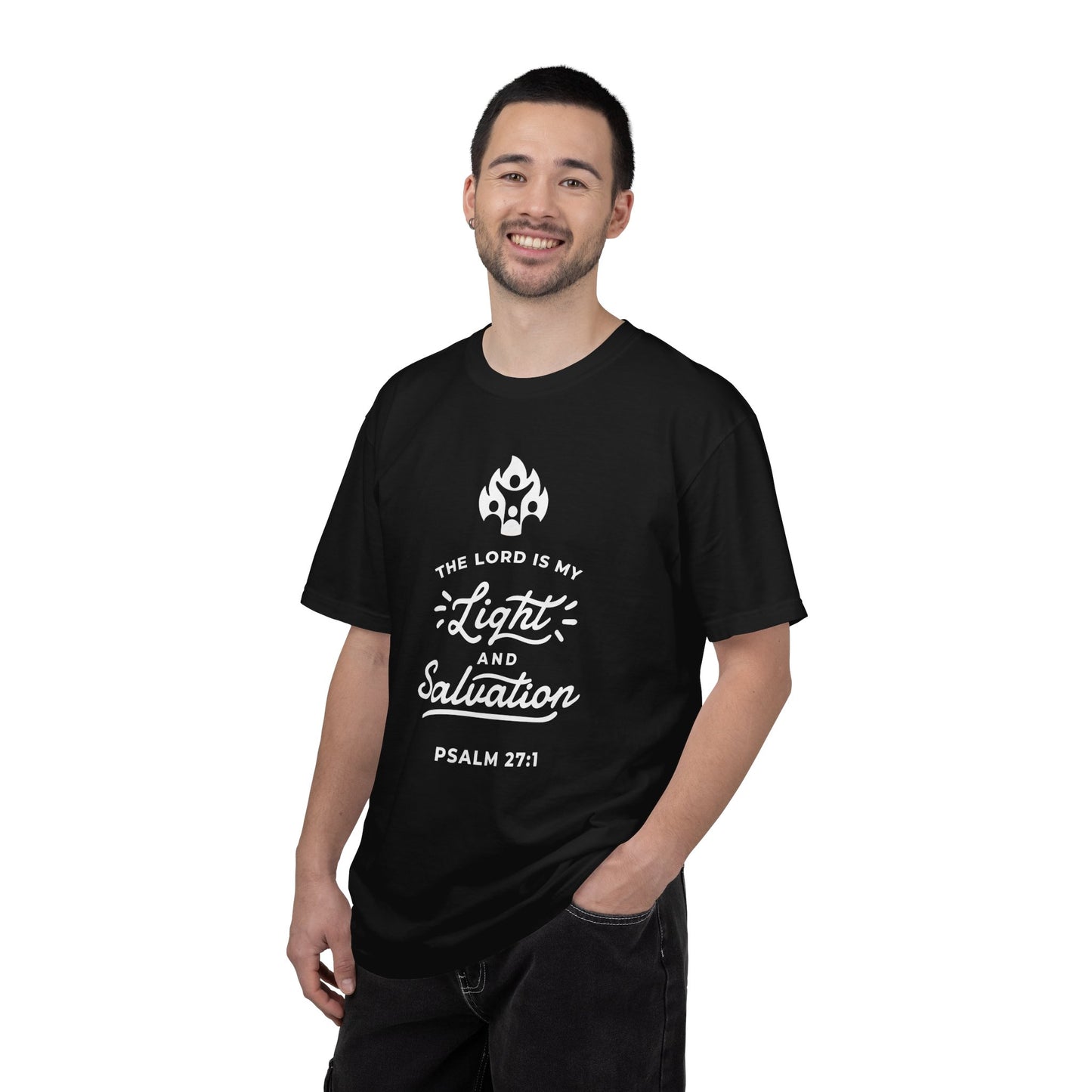 Light and Salvation - Branded T-Shirt: Fourth Man Clothing