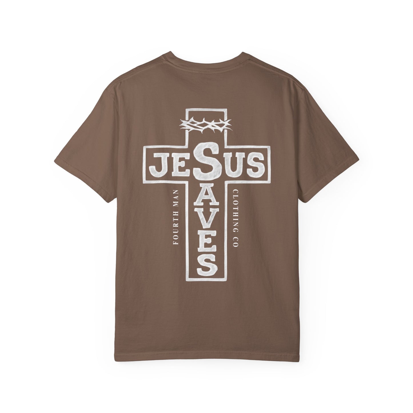 Jesus Saves - Branded T-Shirt: Fourth Man Clothing