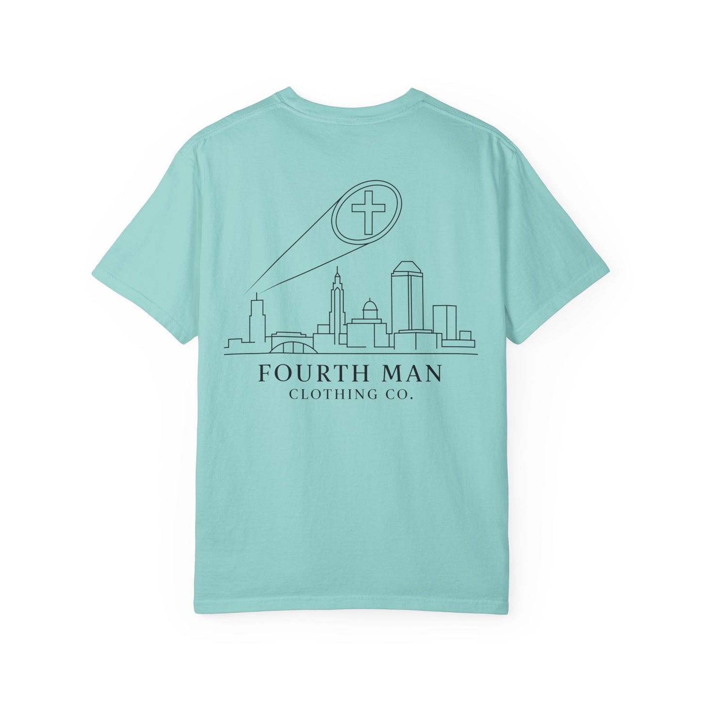 Christ over Columbus - Branded T-Shirt: Fourth Man Clothing