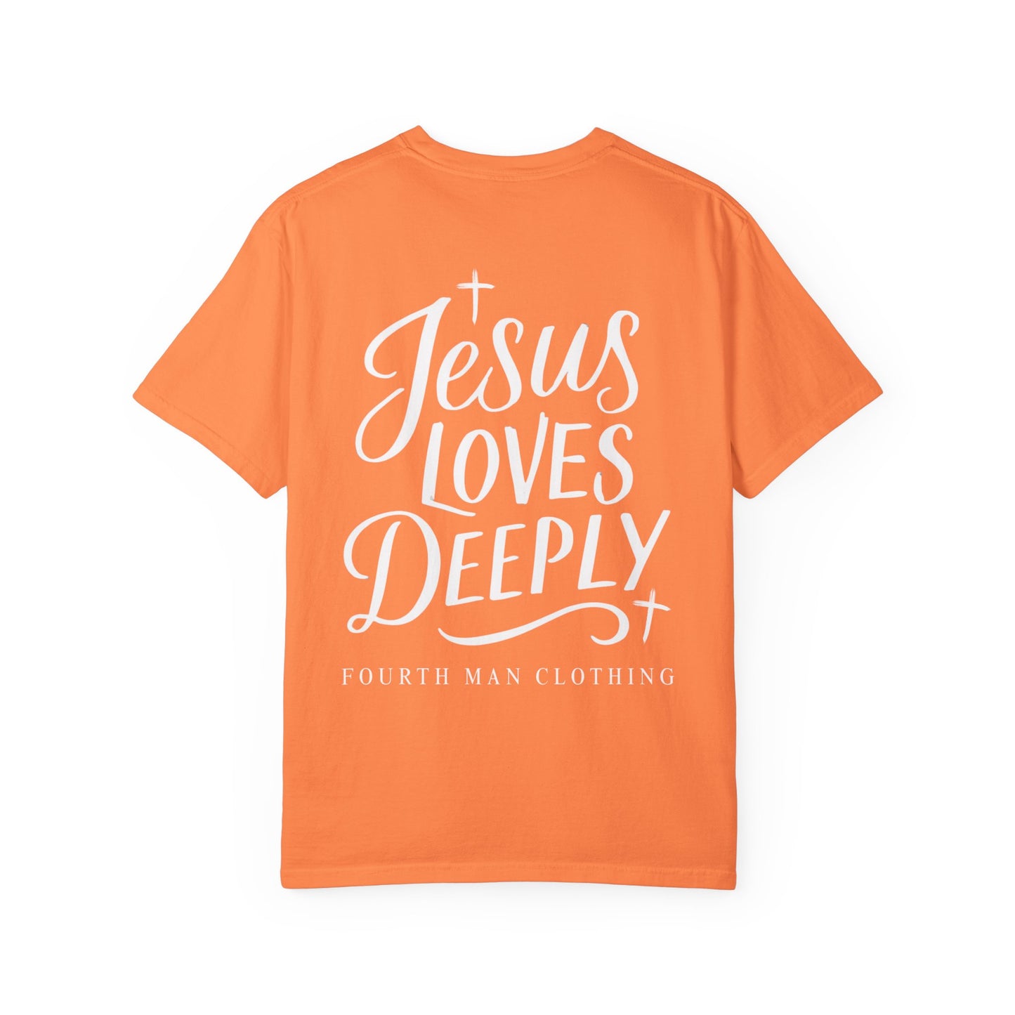 Jesus Loves Deeply - Branded T-Shirt: Fourth Man Clothing