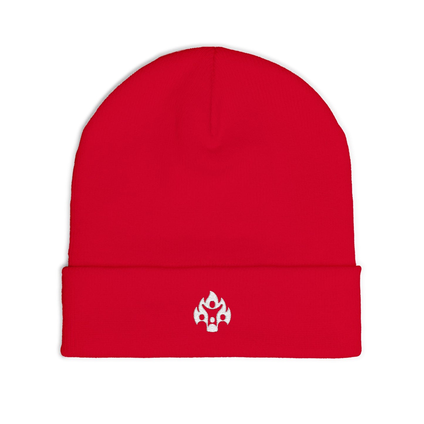 Embroidered Logo Knit Beanie: Fourth Man Clothing