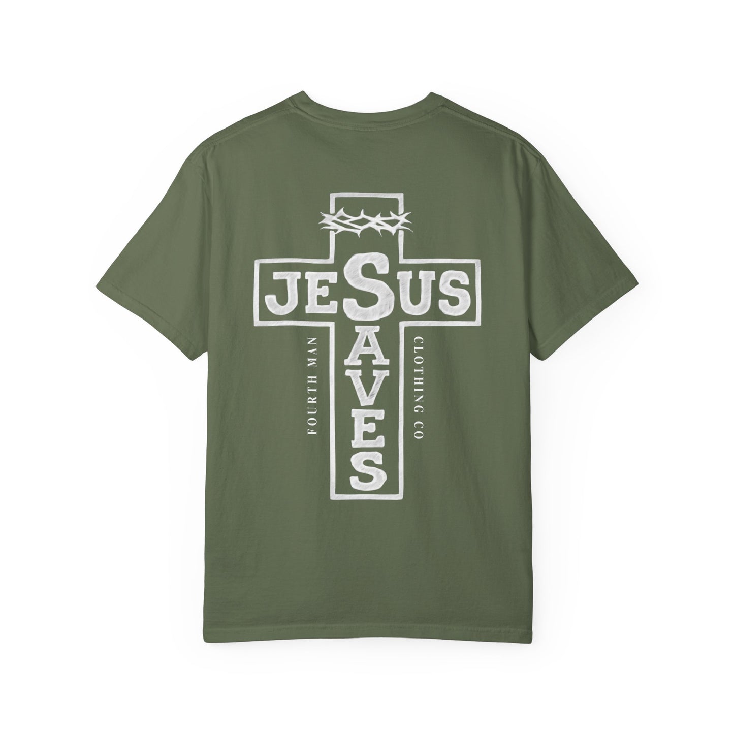 Jesus Saves - Branded T-Shirt: Fourth Man Clothing