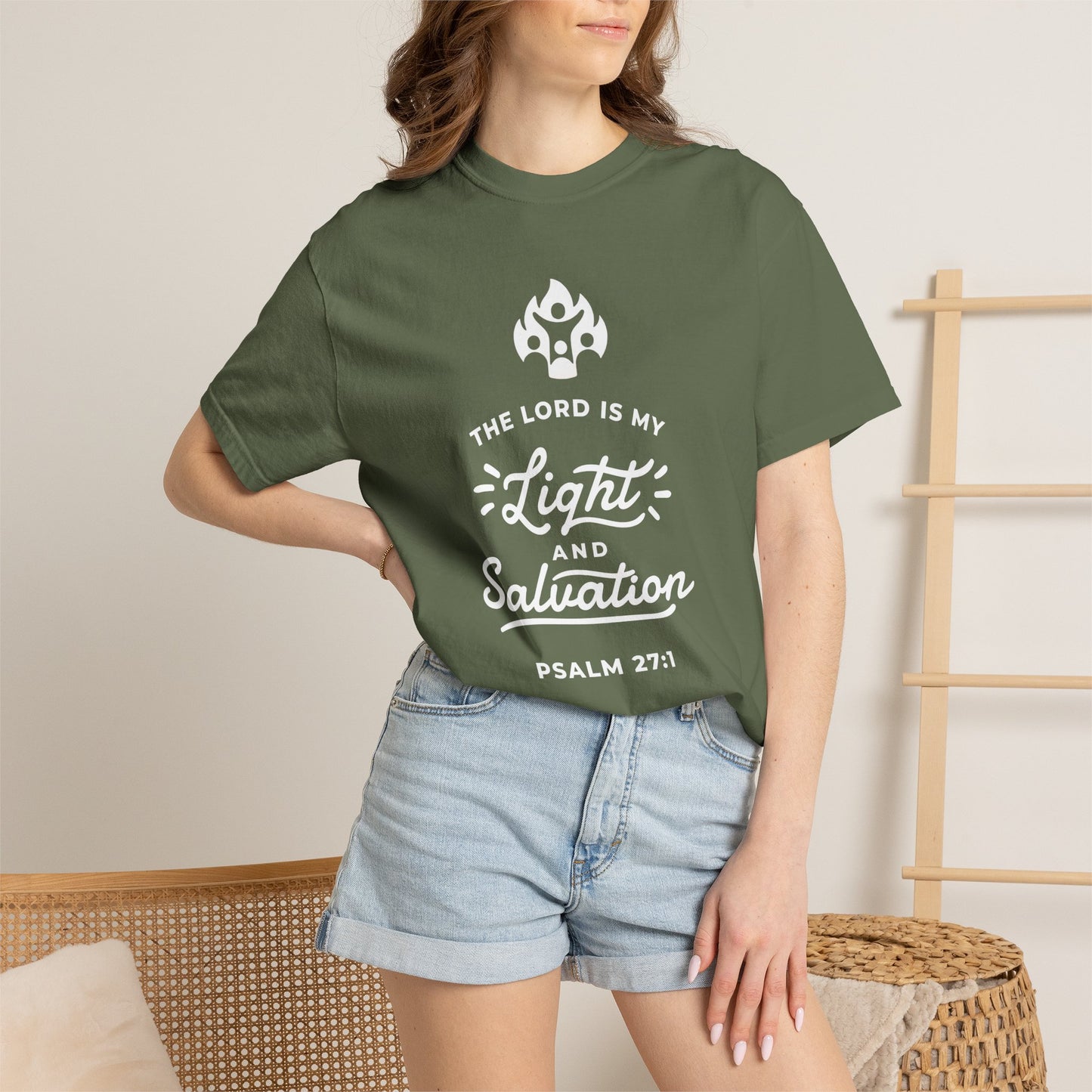 Light and Salvation - Branded T-Shirt: Fourth Man Clothing