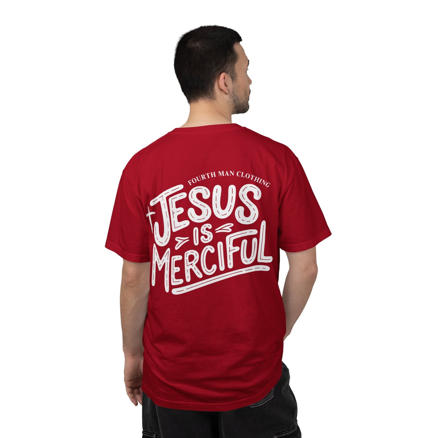 Jesus is Merciful - Branded T-Shirt: Fourth Man Clothing