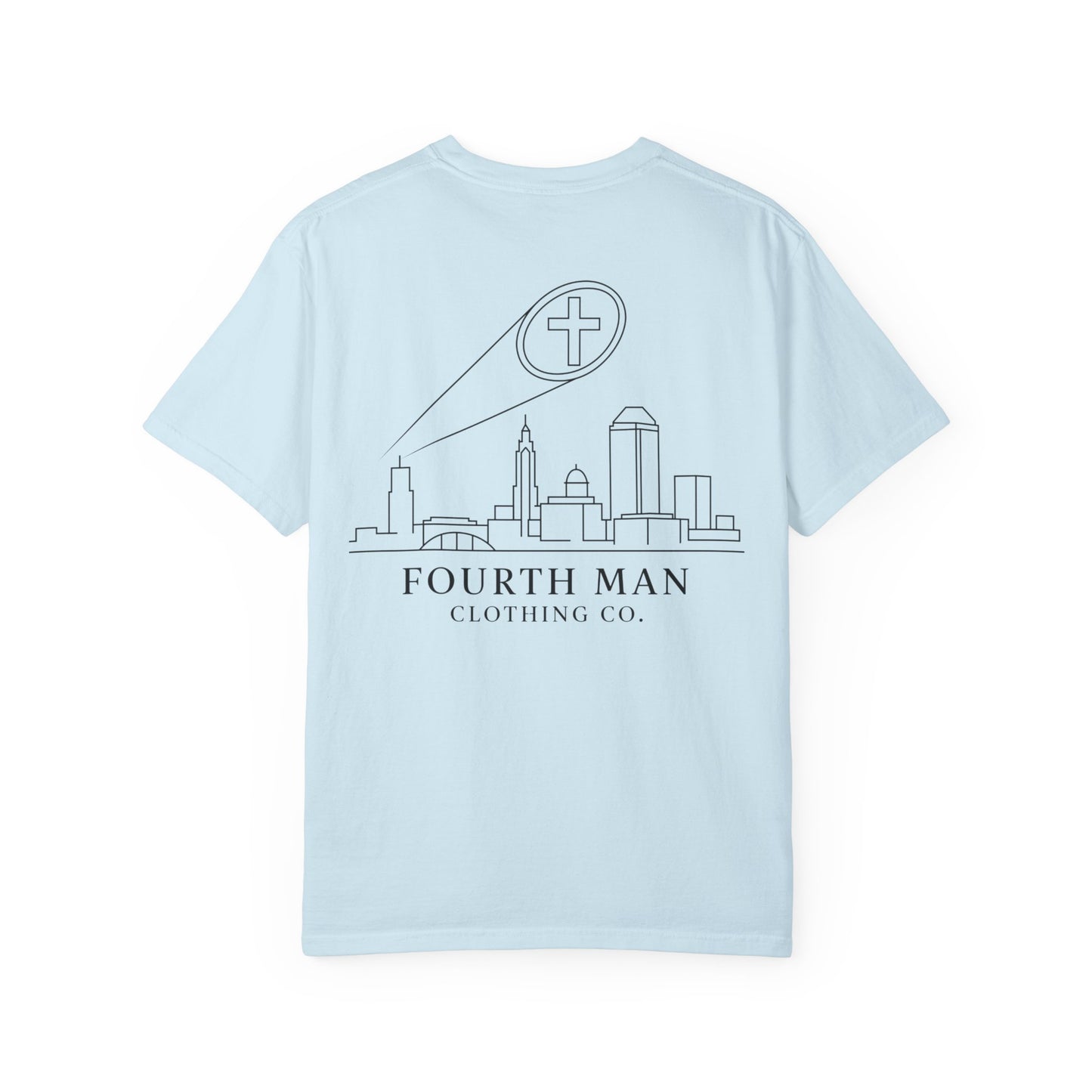 Christ over Columbus - Branded T-Shirt: Fourth Man Clothing
