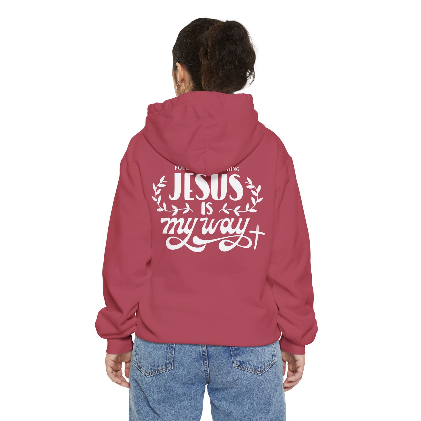 Jesus Is My Way - Branded Hooded Sweatshirt: Fourth Man Clothing