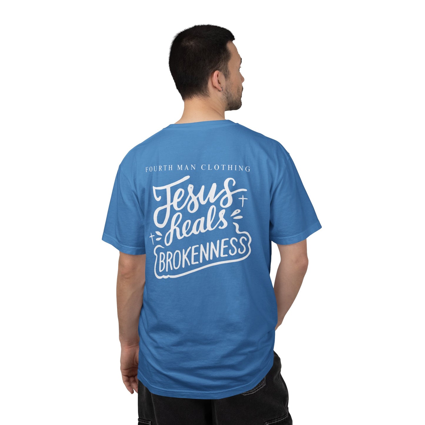 Jesus Heals Brokenness - Branded T-Shirt: Fourth Man Clothing