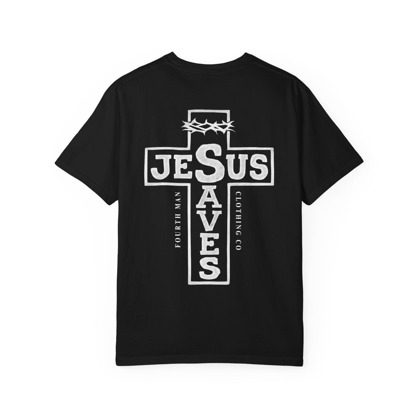 Jesus Saves - Branded T-Shirt: Fourth Man Clothing
