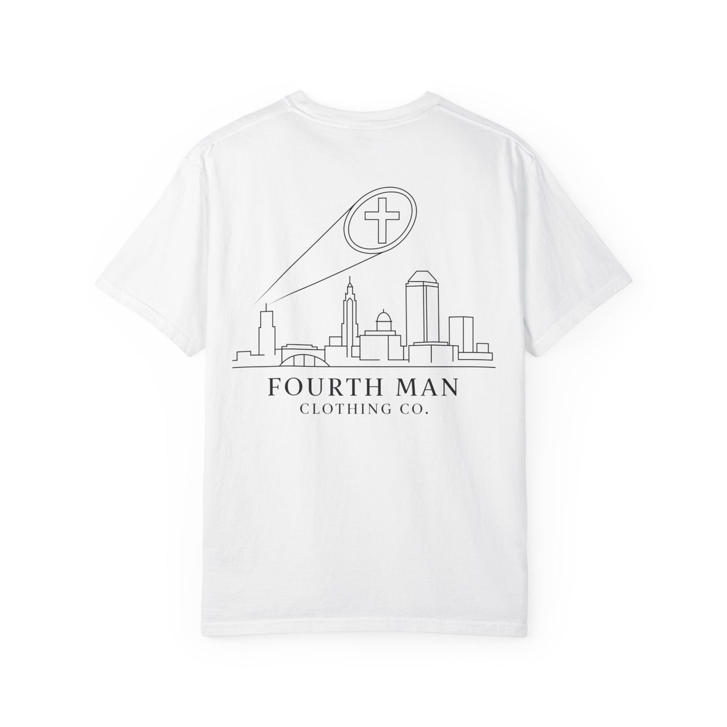 Christ over Columbus - Branded T-Shirt: Fourth Man Clothing