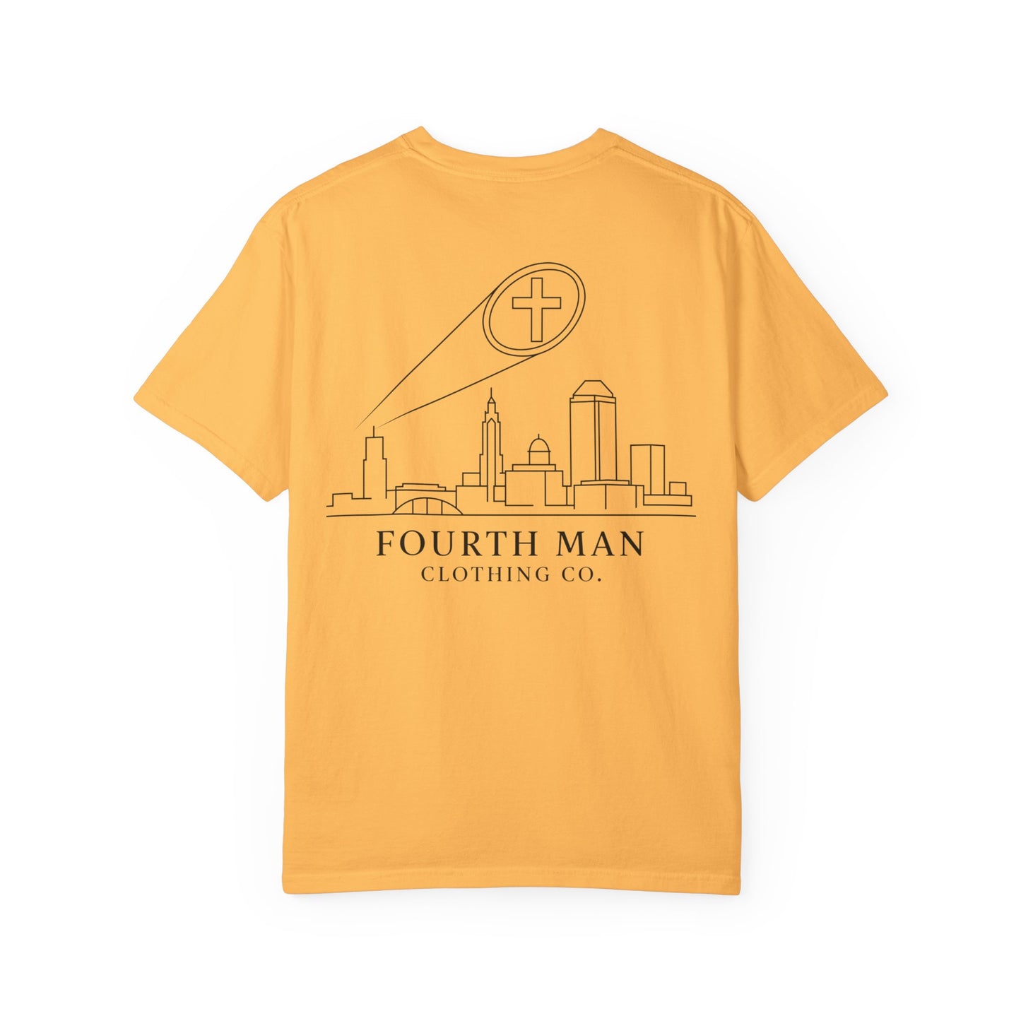 Christ over Columbus - Branded T-Shirt: Fourth Man Clothing