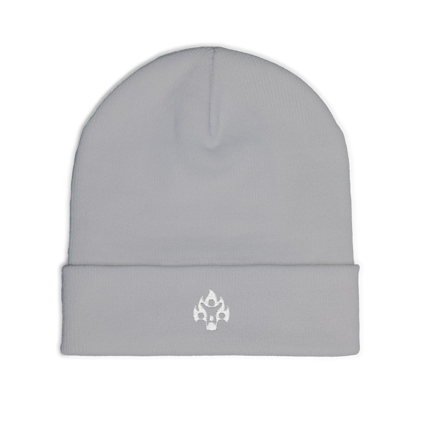 Embroidered Logo Knit Beanie: Fourth Man Clothing