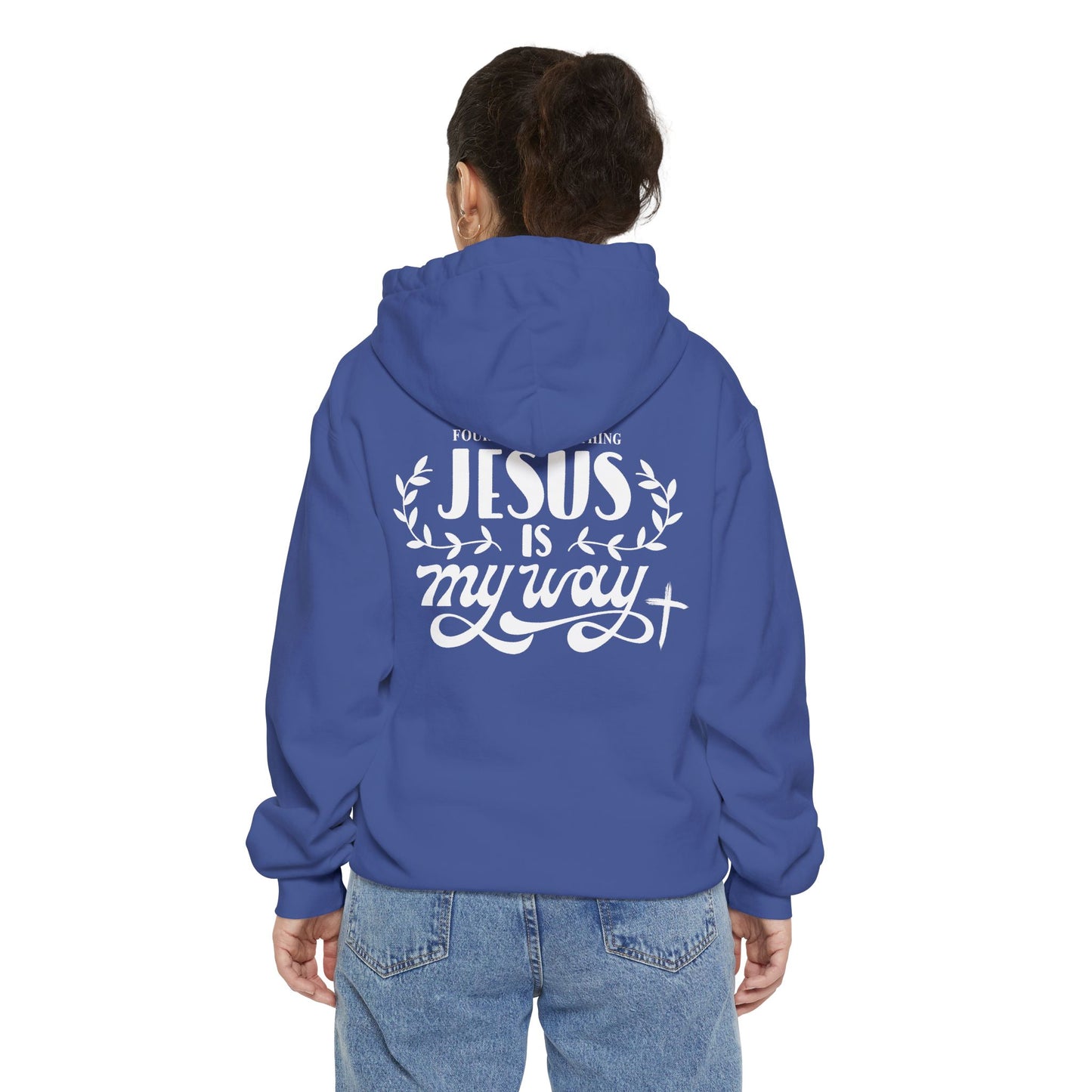 Jesus Is My Way - Branded Hooded Sweatshirt: Fourth Man Clothing