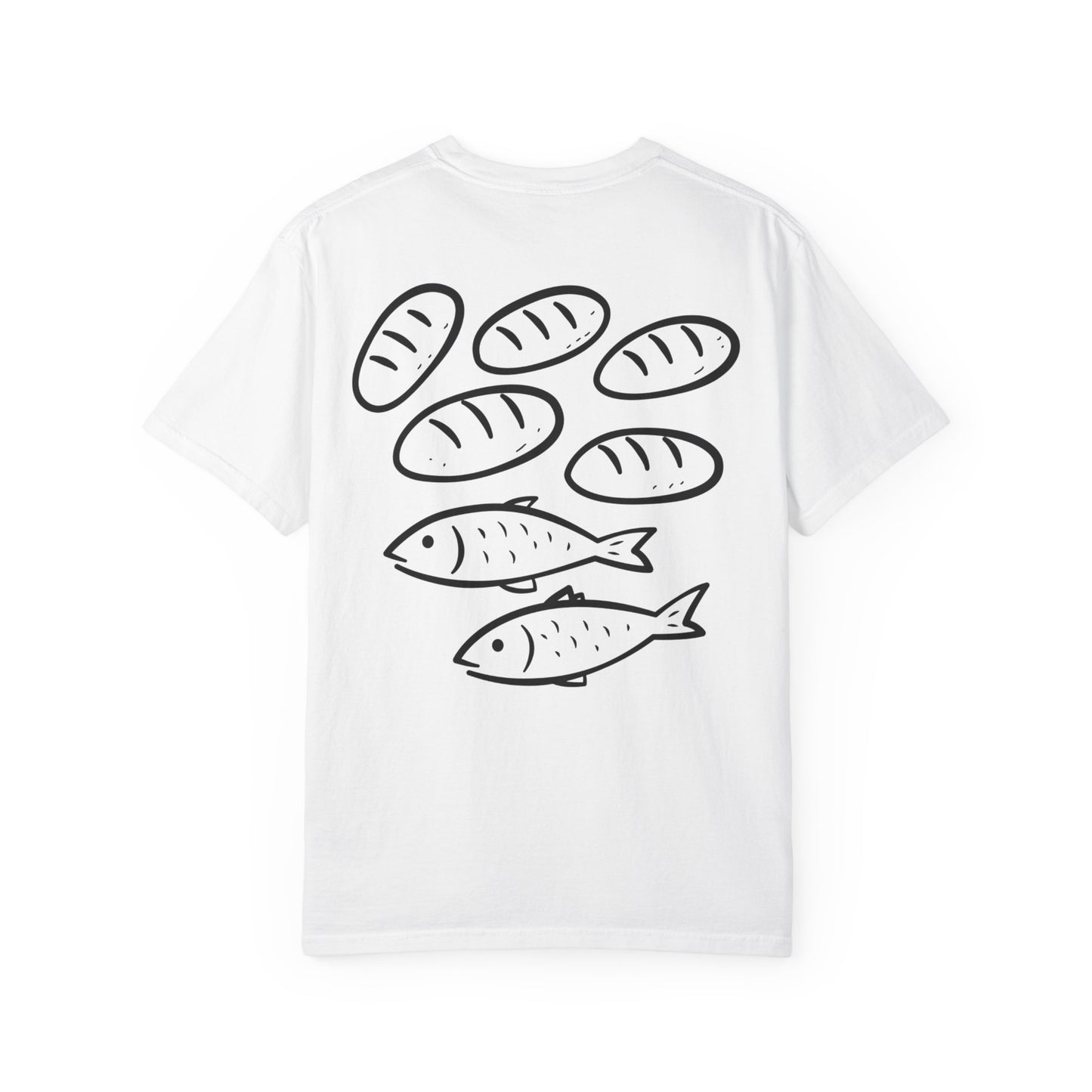 Jesus Feeds 5000 - Branded T-Shirt: Fourth Man Clothing