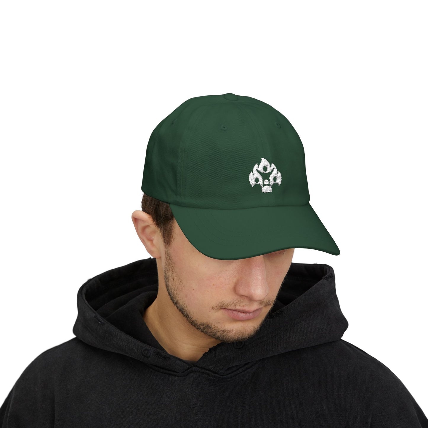 Embroidered Logo Dad Cap: Fourth Man Clothing