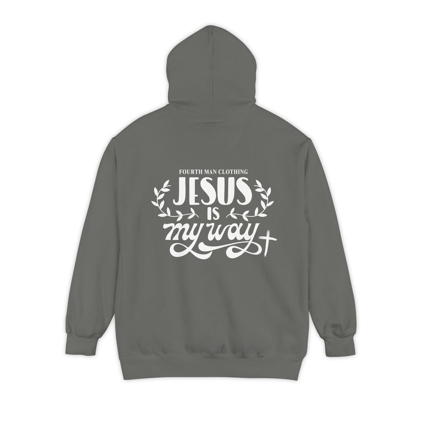 Jesus Is My Way - Branded Hooded Sweatshirt: Fourth Man Clothing