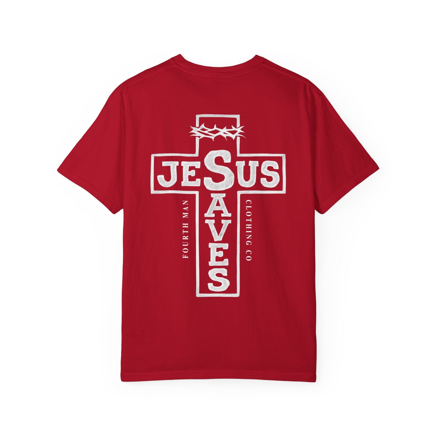Jesus Saves - Branded T-Shirt: Fourth Man Clothing