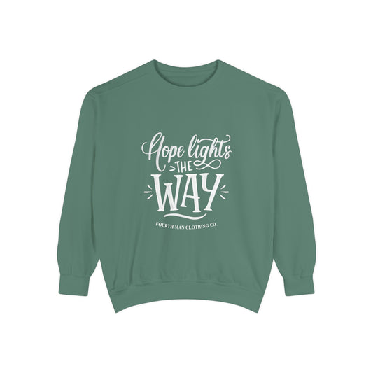 Hope Lights the Way - Branded Sweatshirt: Fourth Man Clothing