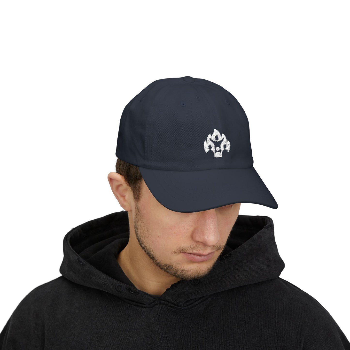 Embroidered Logo Dad Cap: Fourth Man Clothing