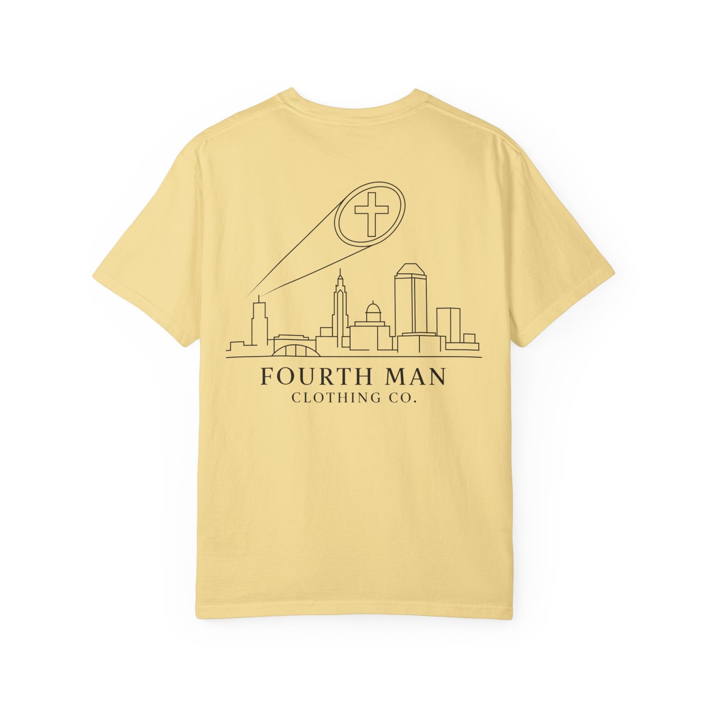 Christ over Columbus - Branded T-Shirt: Fourth Man Clothing