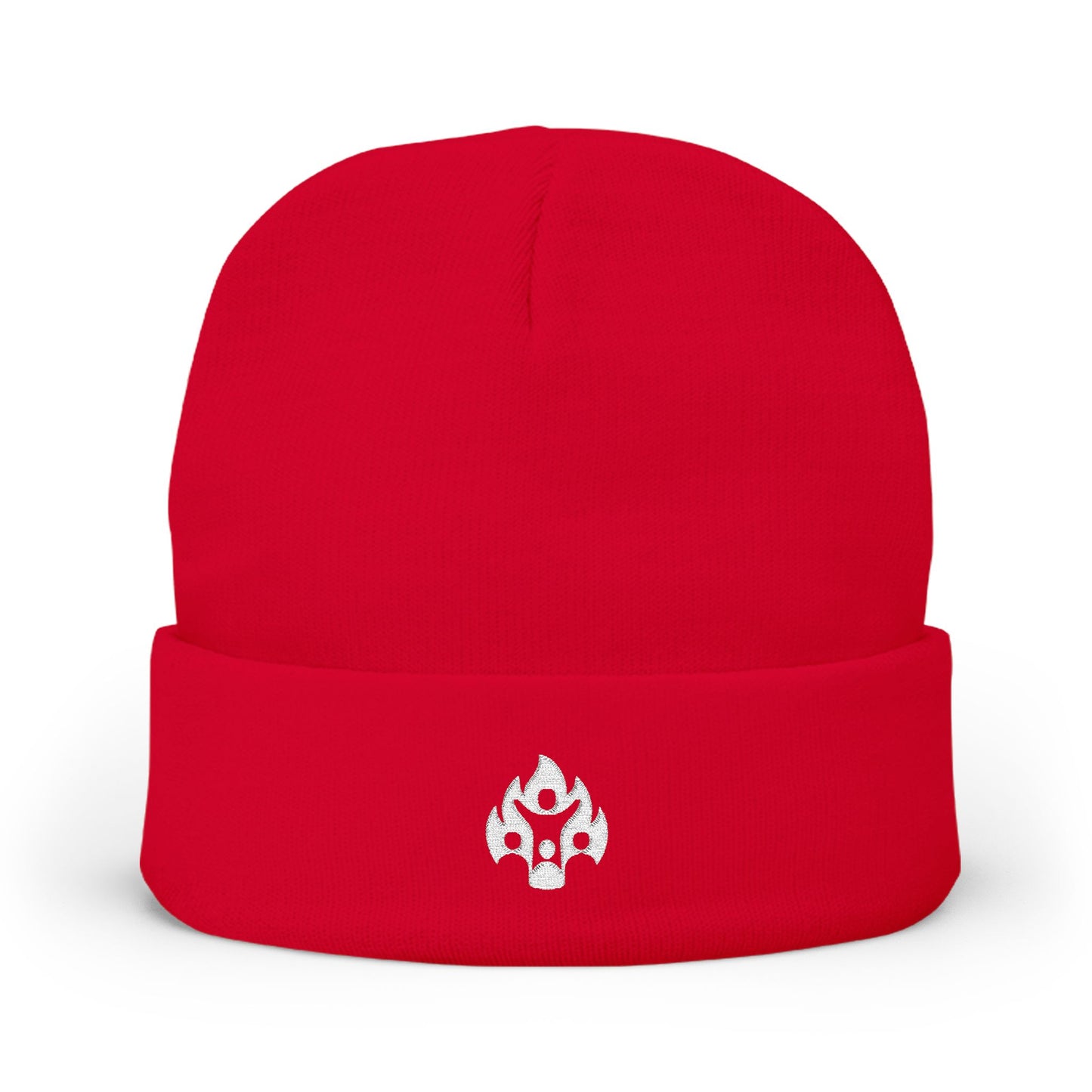 Embroidered Logo Knit Beanie: Fourth Man Clothing
