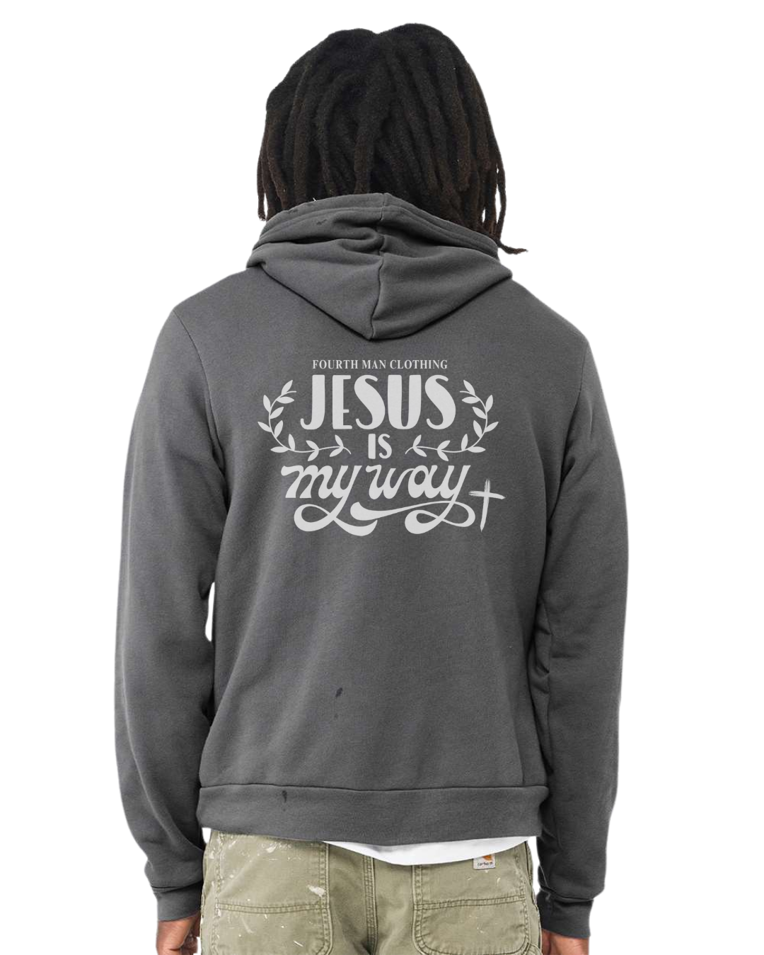 Jesus Is My Way - Branded Hooded Sweatshirt: Fourth Man Clothing