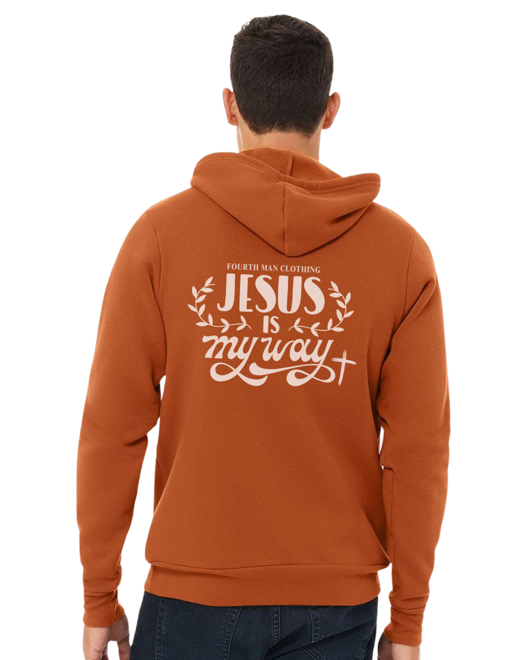 Jesus Is My Way - Branded Hooded Sweatshirt: Fourth Man Clothing