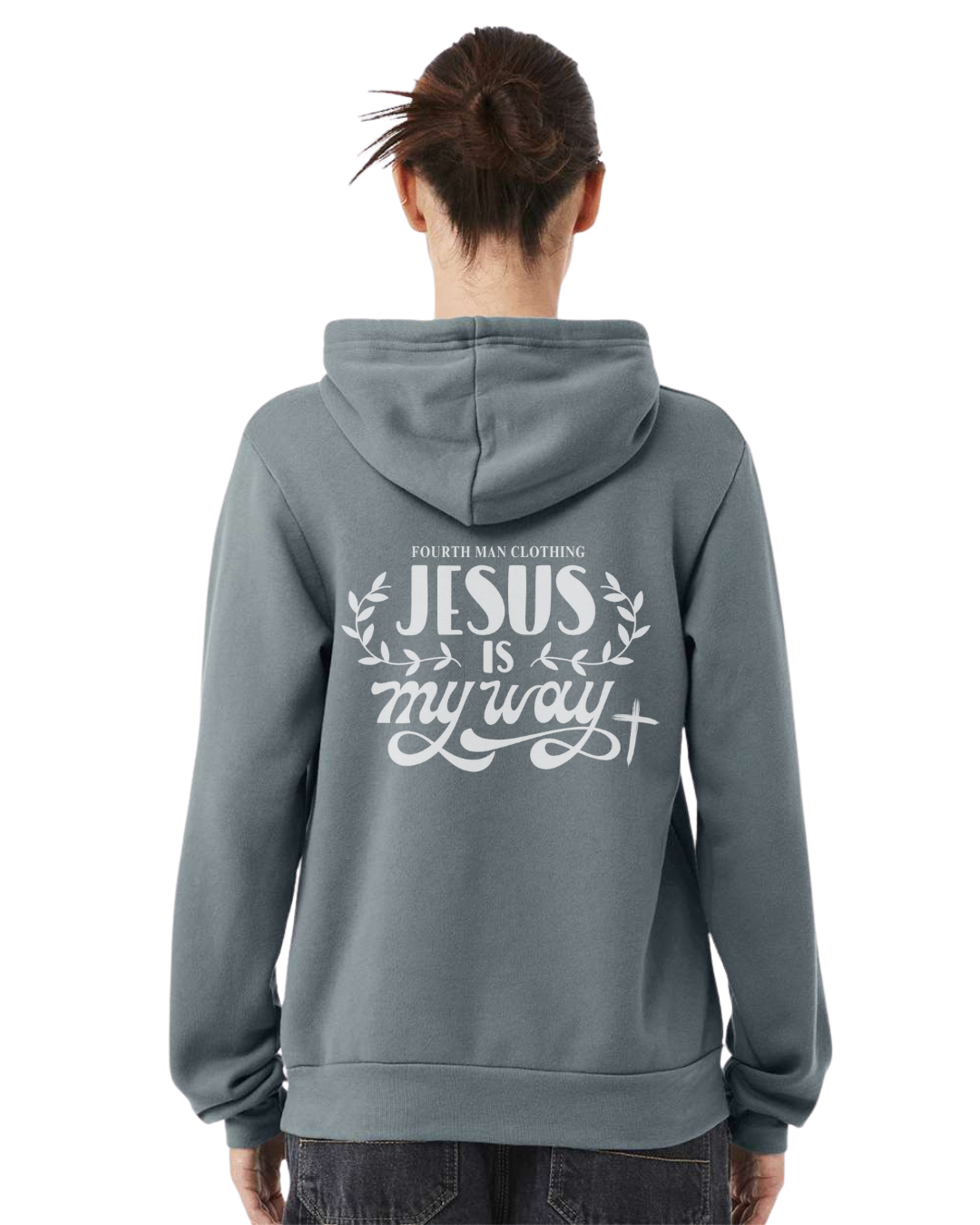 Jesus Is My Way - Branded Hooded Sweatshirt: Fourth Man Clothing