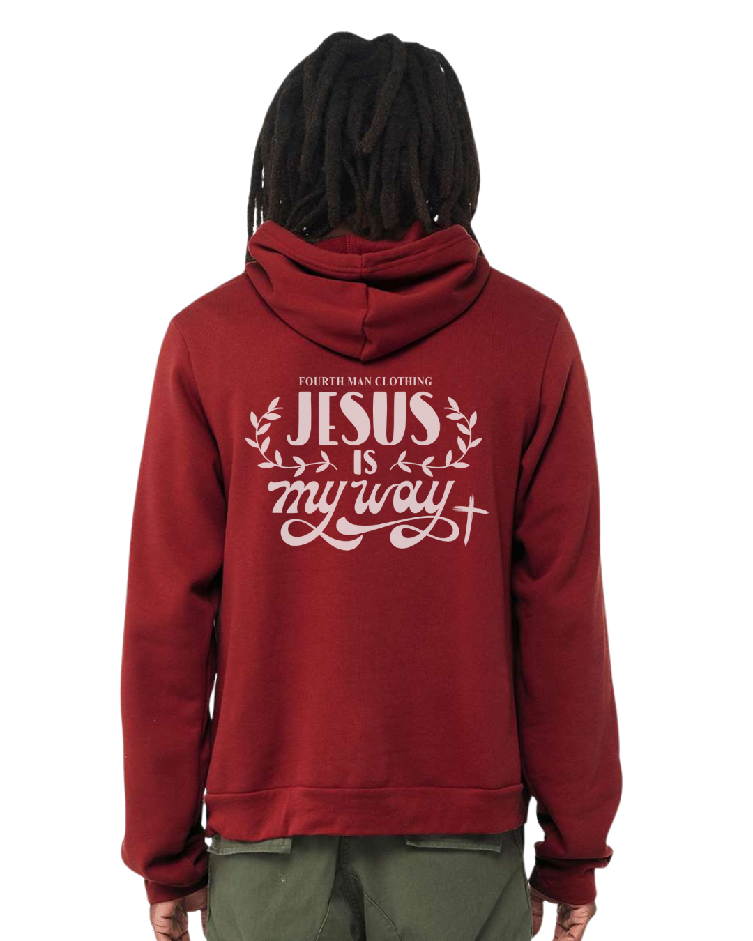 Jesus Is My Way - Branded Hooded Sweatshirt: Fourth Man Clothing