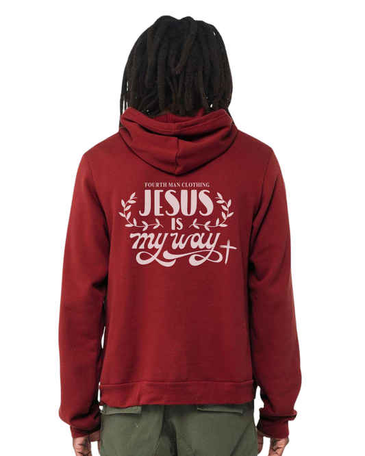 Jesus Is My Way - Branded Hooded Sweatshirt: Fourth Man Clothing