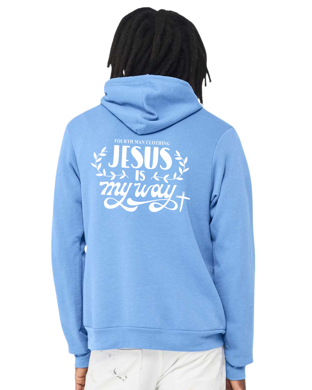 Jesus Is My Way - Branded Hooded Sweatshirt: Fourth Man Clothing