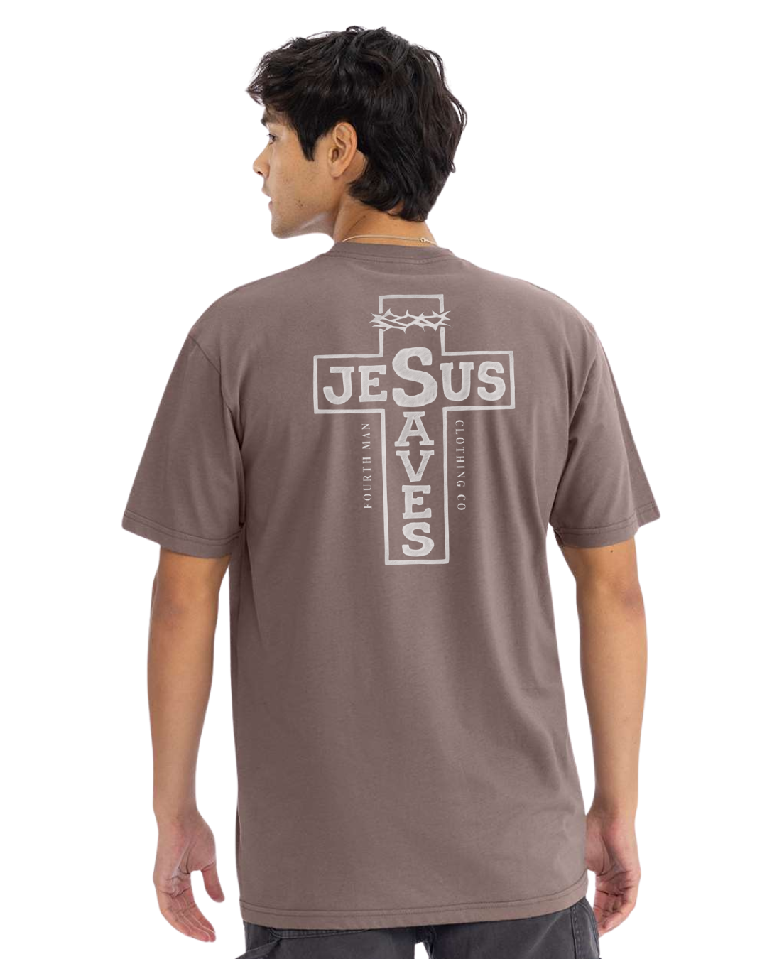 Jesus Saves - Branded T-Shirt: Fourth Man Clothing