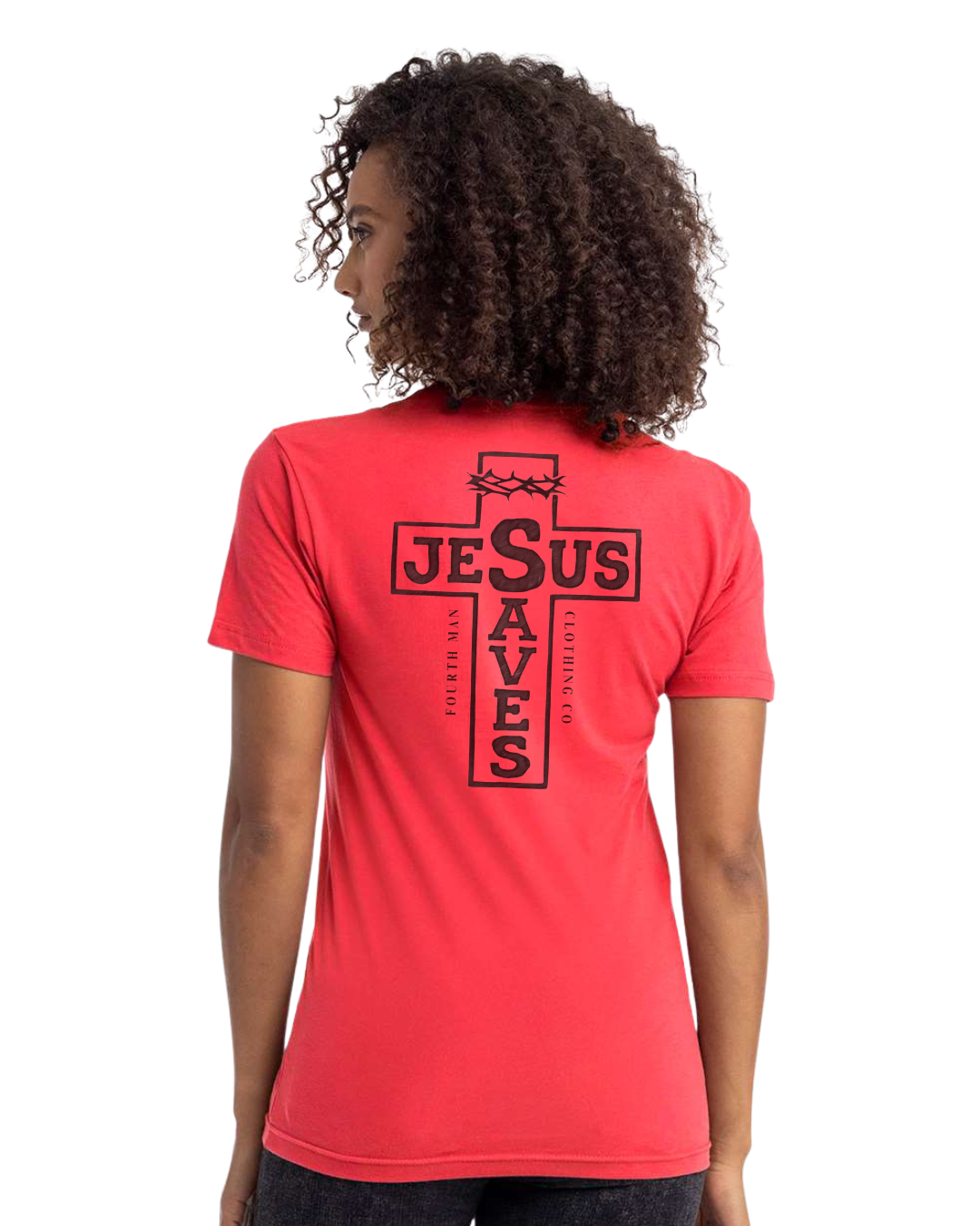 Jesus Saves - Branded T-Shirt: Fourth Man Clothing