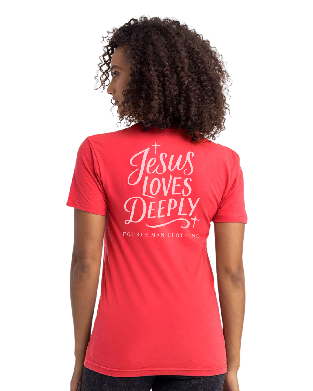 Jesus Loves Deeply - Branded T-Shirt: Fourth Man Clothing