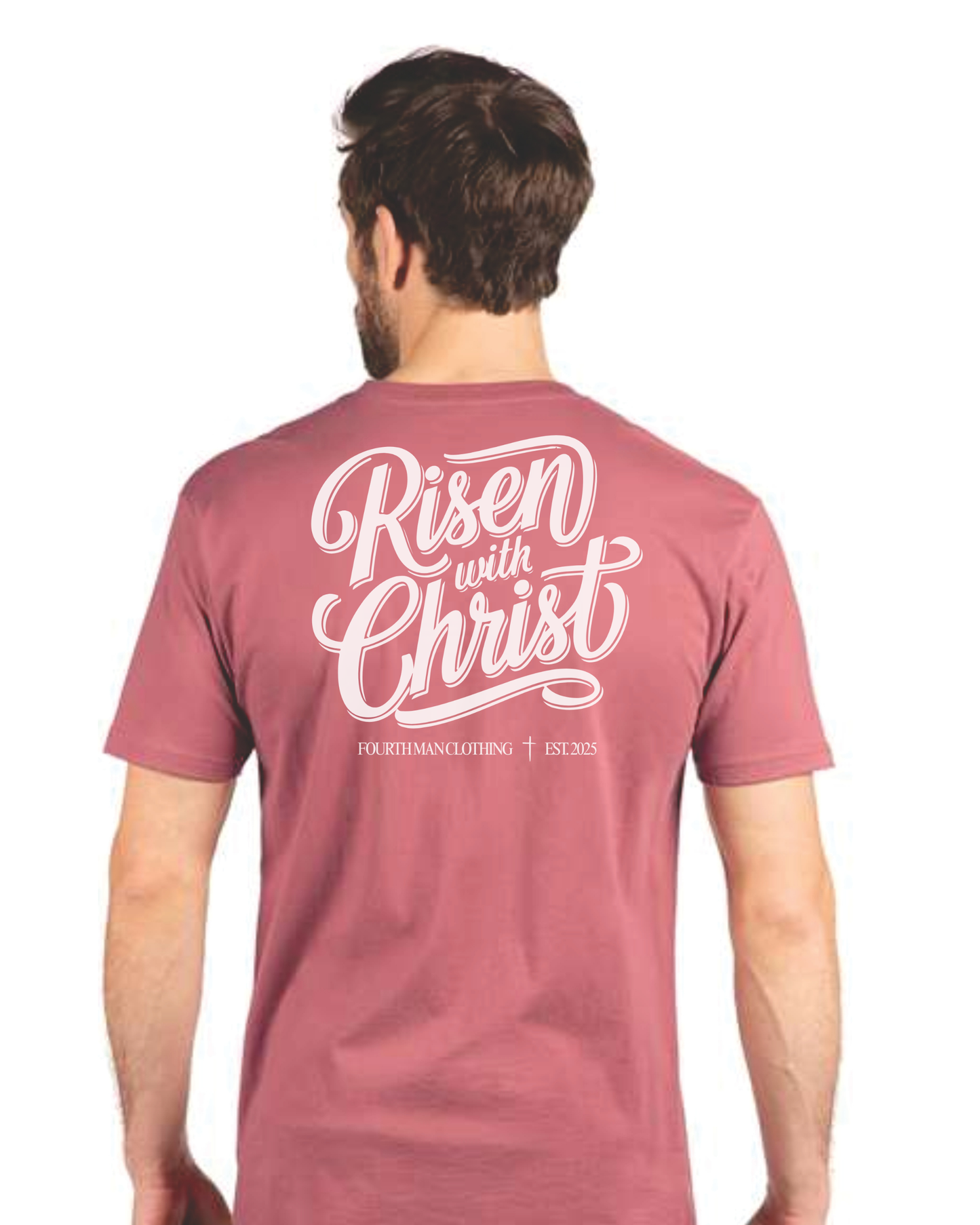 Risen With Christ - Branded T-Shirt: Fourth Man Clothing