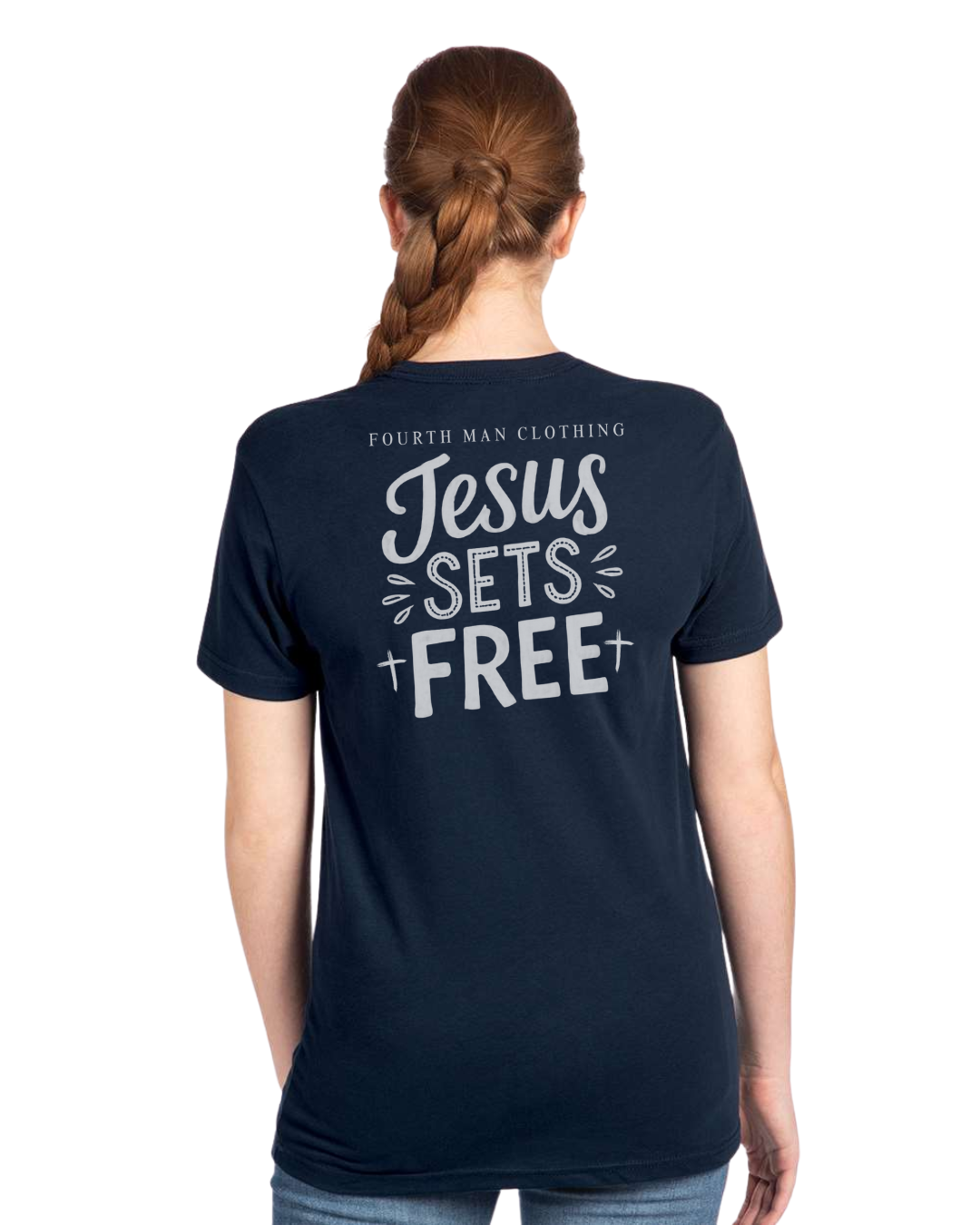 Jesus Sets Free - Branded T-Shirt: Fourth Man Clothing