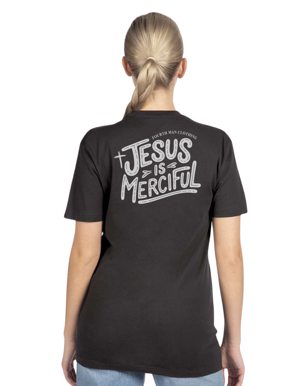 Jesus is Merciful - Branded T-Shirt: Fourth Man Clothing