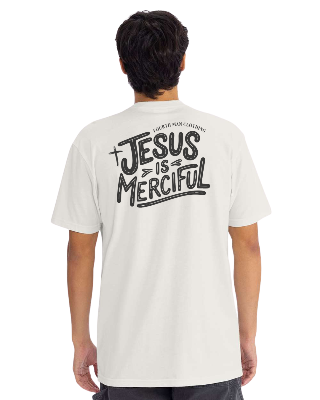 Jesus is Merciful - Branded T-Shirt: Fourth Man Clothing